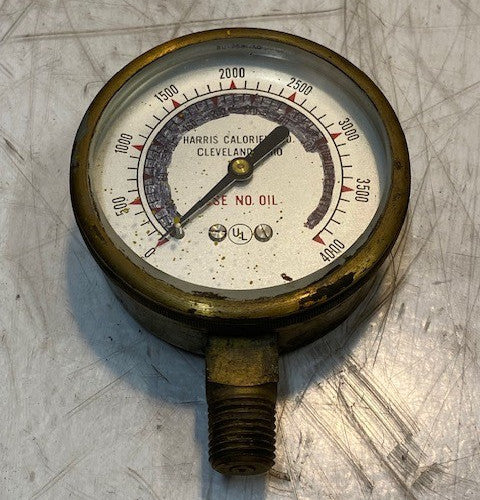 Harris Calorific Pressure Gauge 4000 PSI