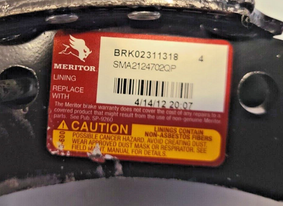 Meritor Brake Shoe Assembly 3222-M-2223 | BRK02311318 4 | SP-9260