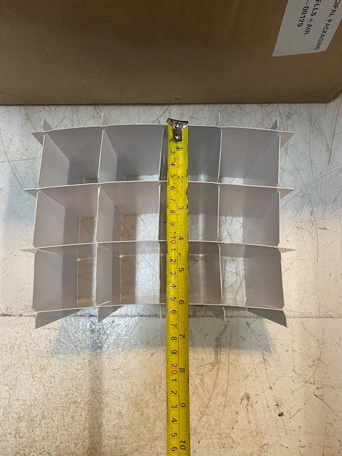 Box of 115 Qty of Municipal Packaging 12 Cells + Air 024-00129 Crate Dividers