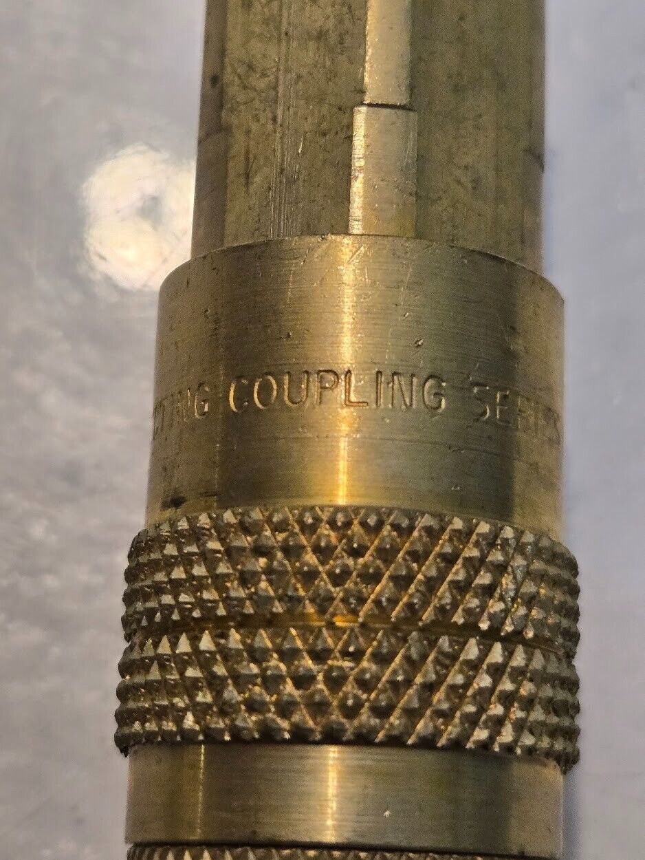 2 Quantity of Perfecting Coupling Series F 1/4" Quick Couplings 1/4" MPT (2 Qty)