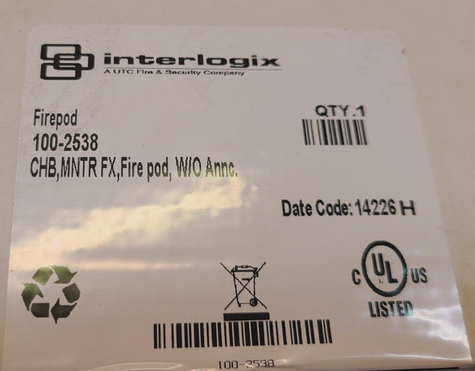 Chubb Alarm System Accessory Fire Hard  Cover 111-6870 | 452-2922 Rev A 14226H