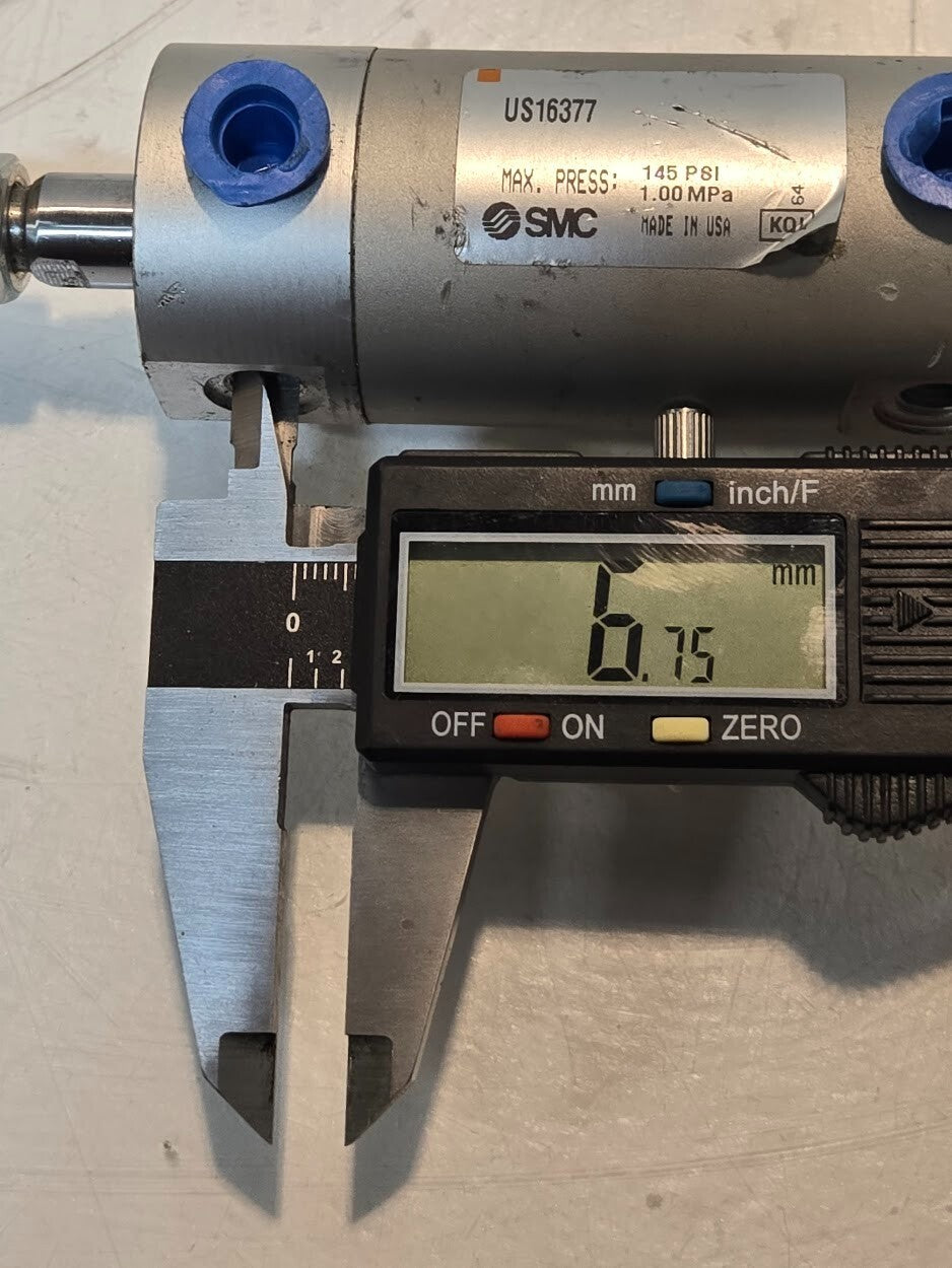SMC US16377 Pneumatic Cylinder | Maximum Pressure 145 PSI 1.00 MPa | 7" x 1.5"
