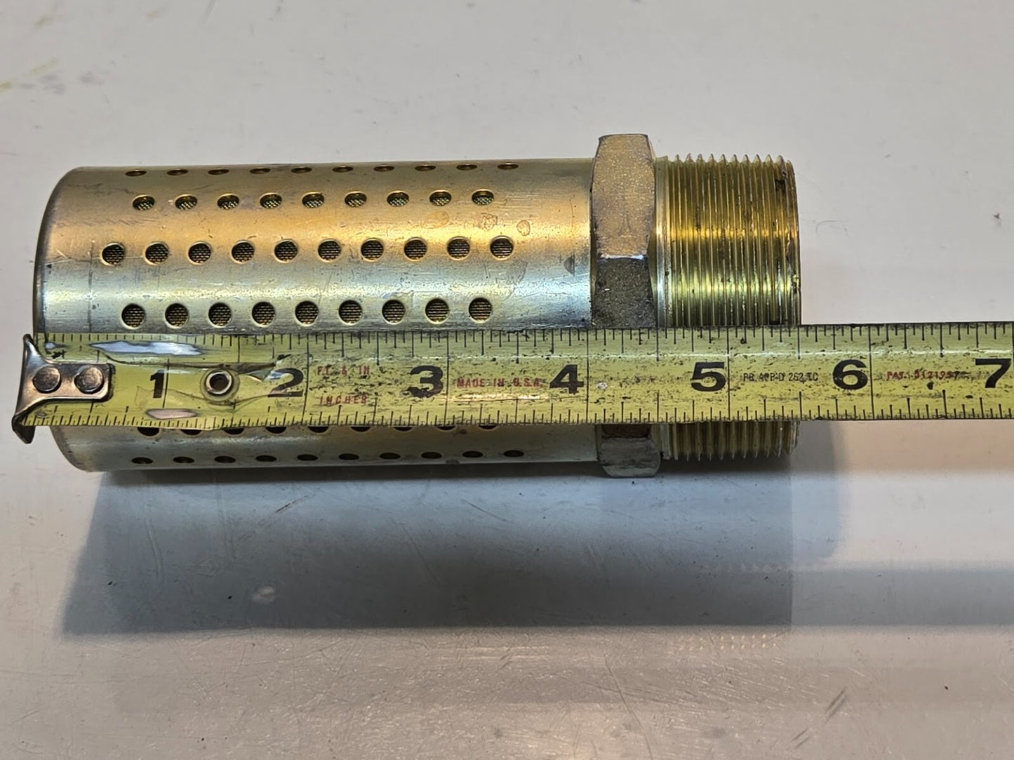 Alwitco Bantam Muffler B168 | 5.5" Long 2" MPT 60.3mm Hex 46.2mm ID