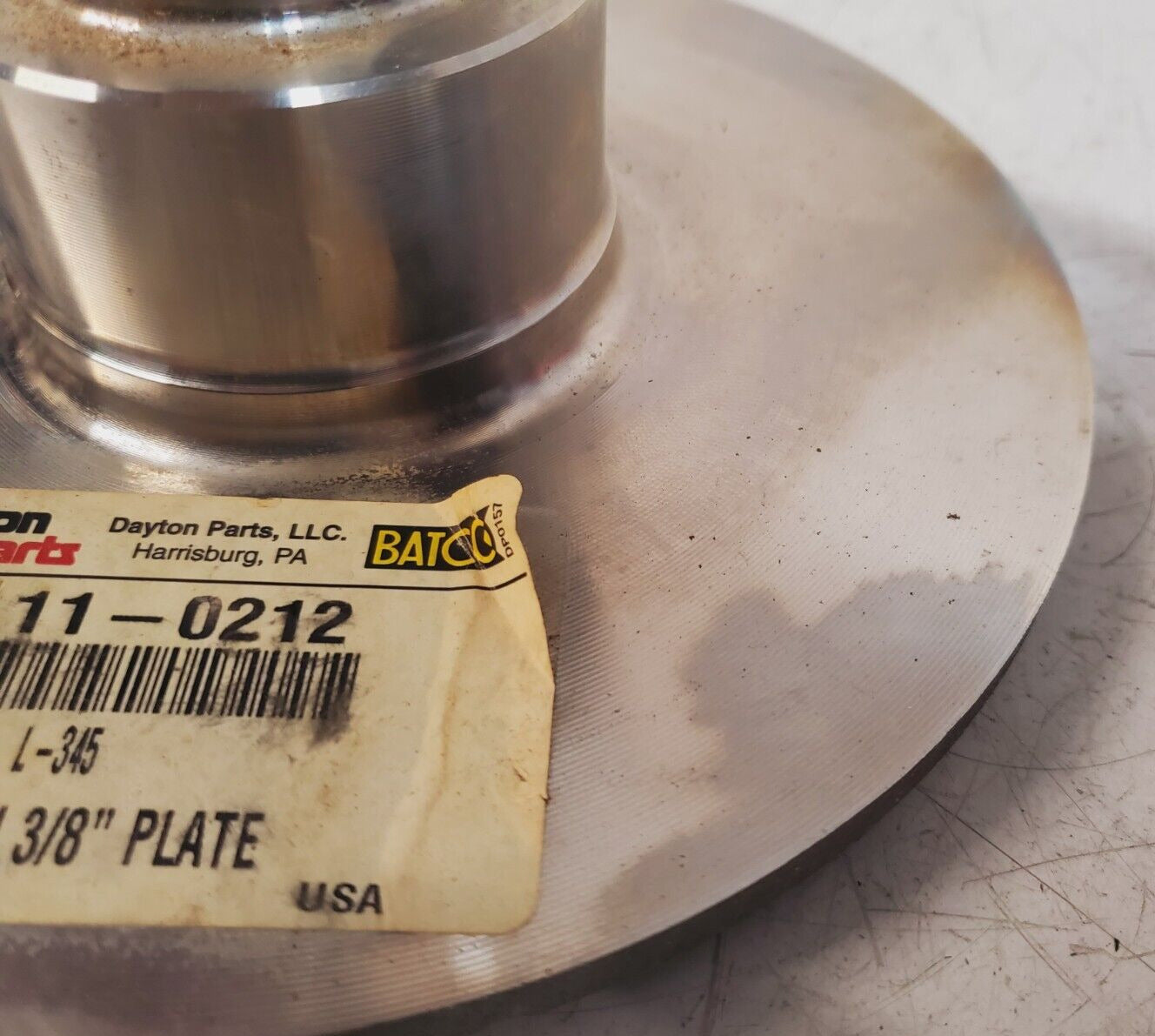 Dayton Parts King PIN 3/8" Plate 11-0212 | L-345 | E-700 | R066425 | C415