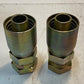 2 Qty of JJ201 Hydraulic Hose Crimp Fittings 5" H 38mm Thread 24mm ID (2 Qty)