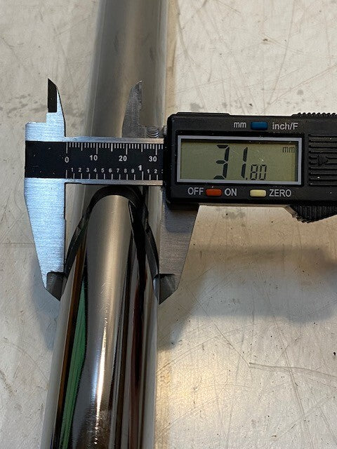 Alba Racing Steering Stem 27" Long 5" W 32mm Shaft 14mm Thread