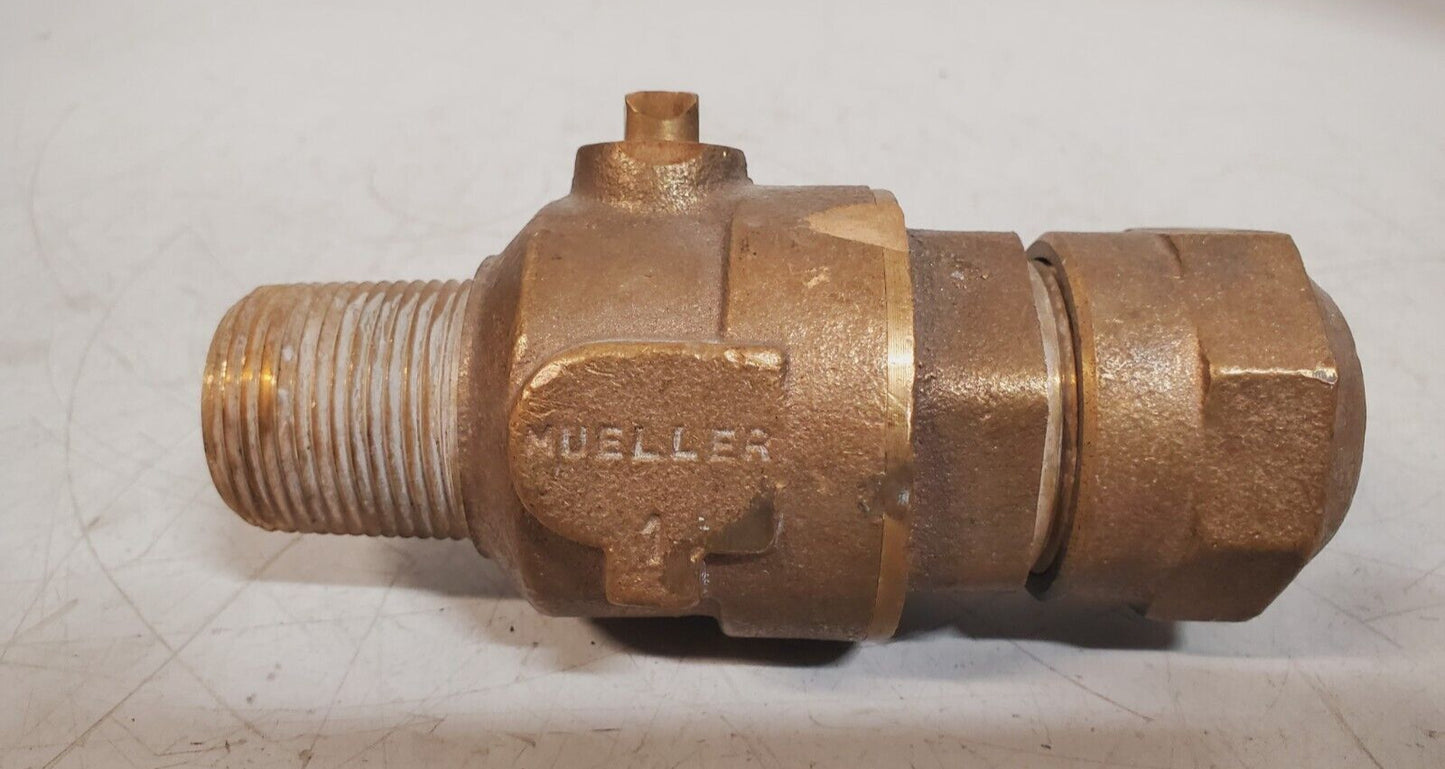 Mueller Valve Compression Cast Brass 1 | HM/JJ