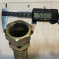 Gates Hydraulic Hose Fitting 4-24 FJX | 24-24 | OH | 5-1/8" H 45mm Thread