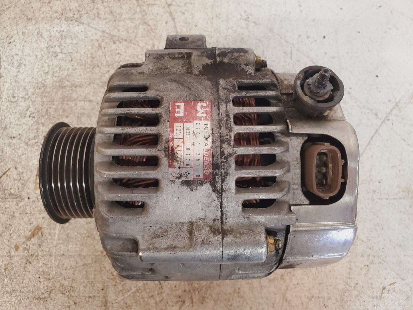 Toyota Denso Alternator 27060-28160 | 102211-0770 | 12V