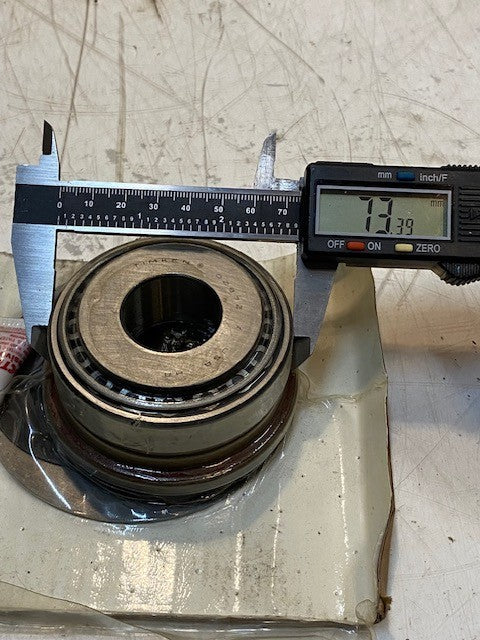 Set of 2 Different Timken Bearings 25590 (83mm OD) & 02872 (73mm OD)