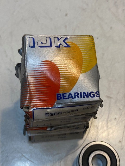 4 Qty of IJK Bearings 5200-2RS AV2 108 | 30mm OD 10mm Bore 14mm Wide (4 Qty)