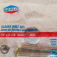 5 Quantity of EZ-FLO Closet Bolt Set 1/4" x 2-1/4" Brass Plated 40024 (5 Qty)