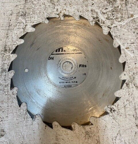 Circular Saw Blade 20-Teeth 15mm Bore 7-1/4" Dia.