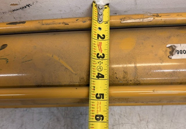 Yellow Double-Acting Hydraulic Cylinder 34086 Hydraulic Ram Industrial Equipment