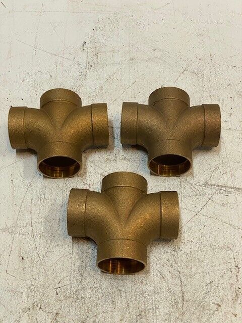 3 Qty of Nibco 2x2x2x2 in DWV Double Tees (3 Quantity)