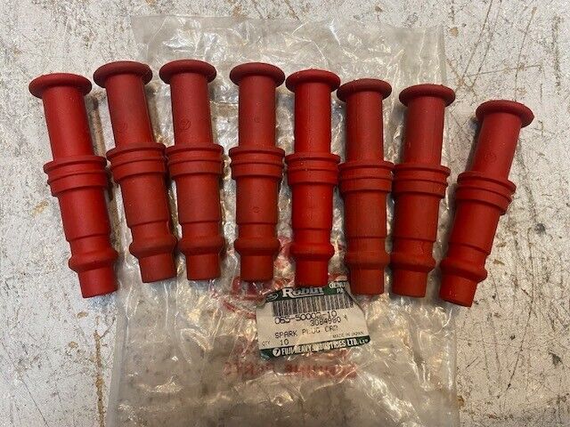 8 Quantity of Robin Red Spark Plug Caps 065-50002-10 | 3084980 (8 Quantity)