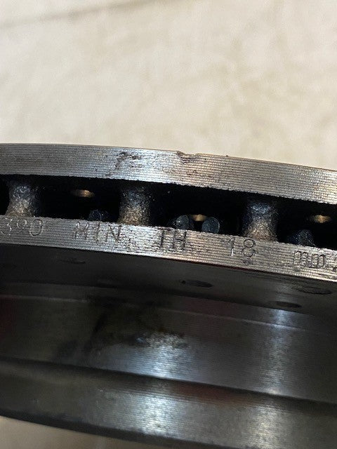 Eurorotor 5-Lug Brake Disc Rotor MA-830, 5390 Min Th 18, 5x114mm 66mm Bore