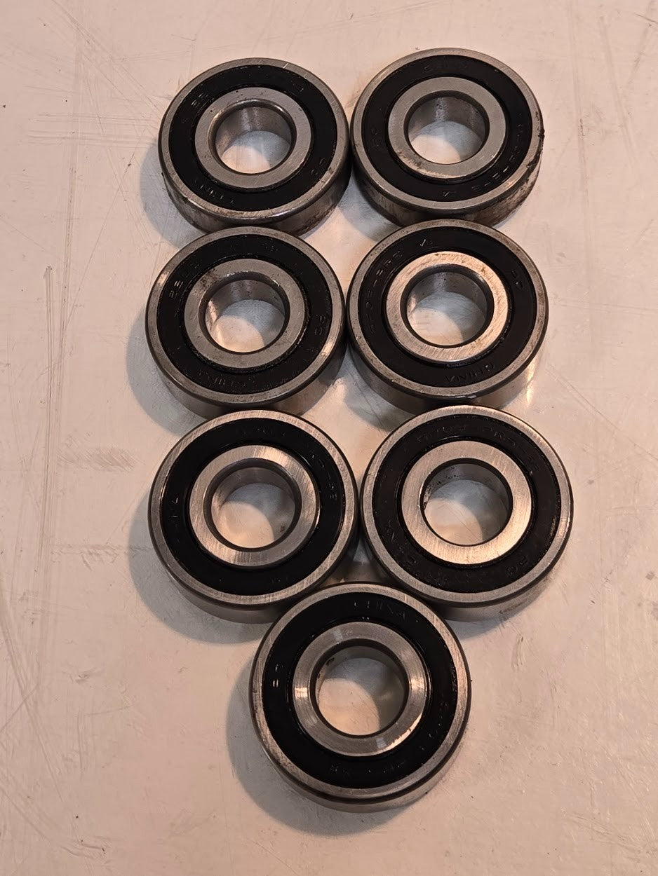 7 Quantity of PC Ball Bearings 6203-2RS-5/8 | 40 mm OD 5/8" Bore (7 Qty)