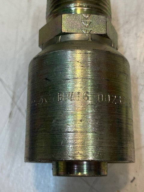 2 Quantity of Crimp Style Hydraulic Hose Fittings BW16 | 00232-B (2 Quantity)