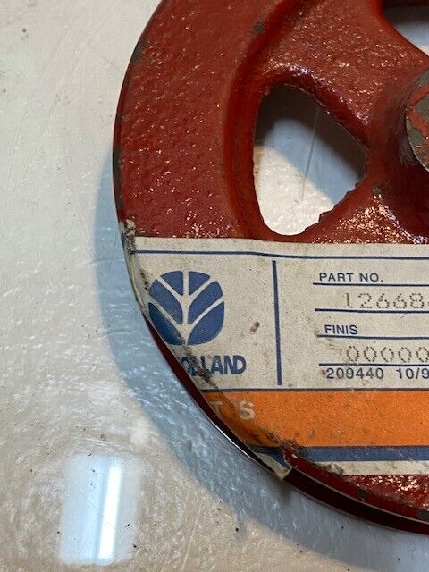 New Holland Red Pulley 126686 | 114mm OD 16mm Bore 18mm Thick
