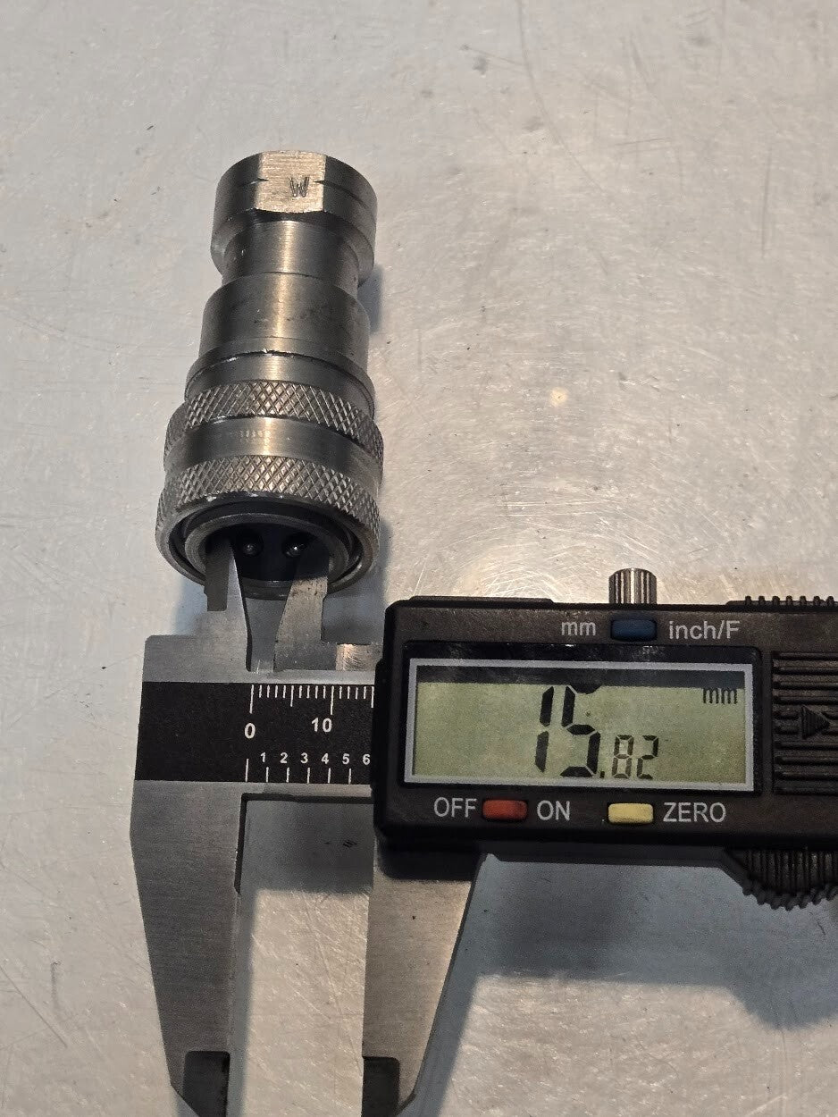 Parker 60 Series SH2-62 Stainless Steel Hydraulic Quick Disconnect Fitting 1/4"