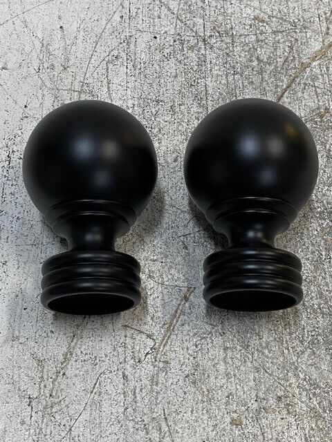 2 Qty of Wayfair Meservet Sphere Finials 2-1/2" OD 4" Length (2 Quantity)