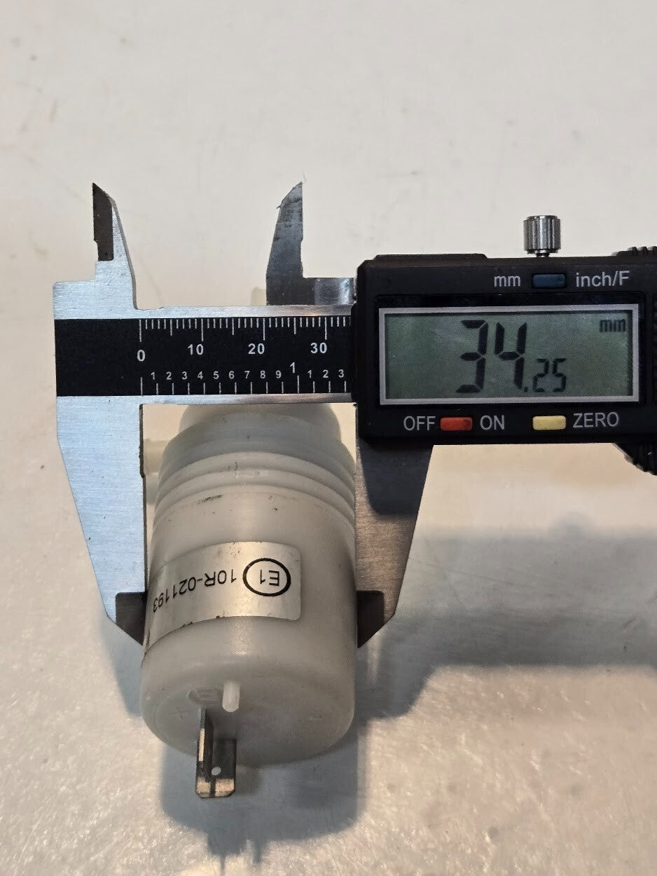 2 Quantity of E1 10R-021193 Windshield Washer Pump 4" Long (2 Quantity)