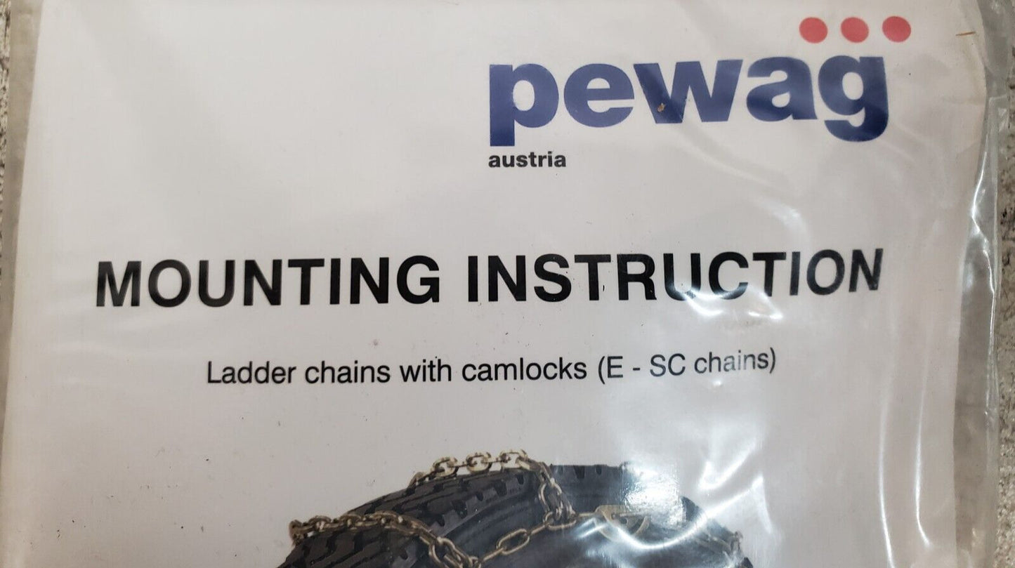 2 Quantity of Pewag Ladder Chains with Camlocks E2219 | E-SC  (2 Qty)