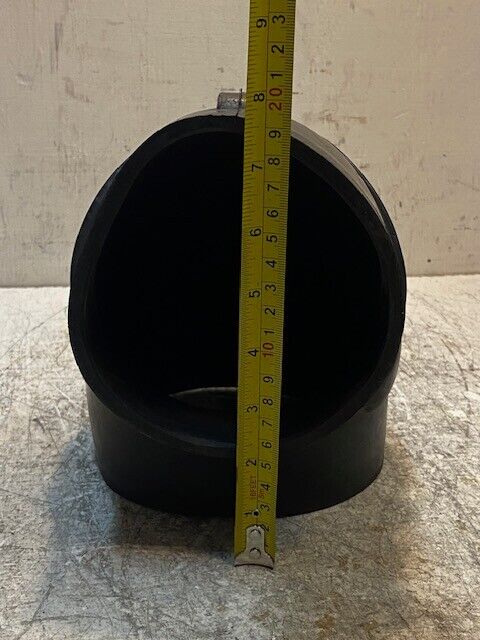 Rubber 90 Degree Elbow 6590SR 8" Tall 5-1/2" Wide 6-1/2" Deep