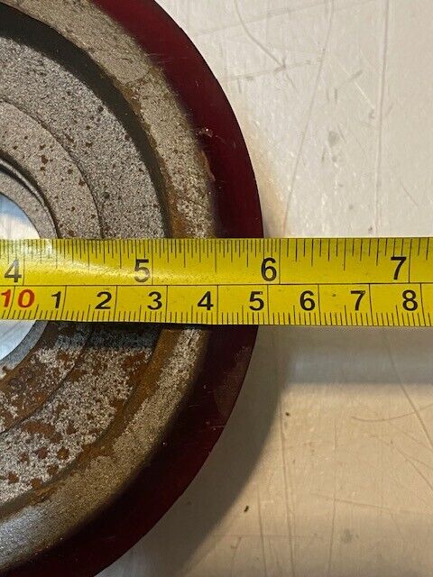 Forklift Steer Tire Load Wheel Support Roller 59mm Bore 5-7/8" Dia. 1-3/4" Thick