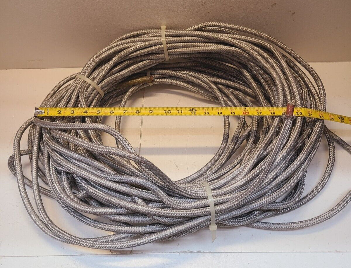 20 Lbs of 304 Braided Cable Sleeving & Wire 1/2" Thickness 2 conductors (20 Lbs)