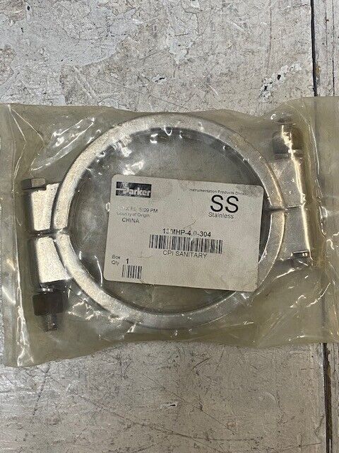 Parker Bolted Clamp 4 in Tube Sz 304 SS 13MHP-4.0-304 CPI Sanitary 17NXR2 China