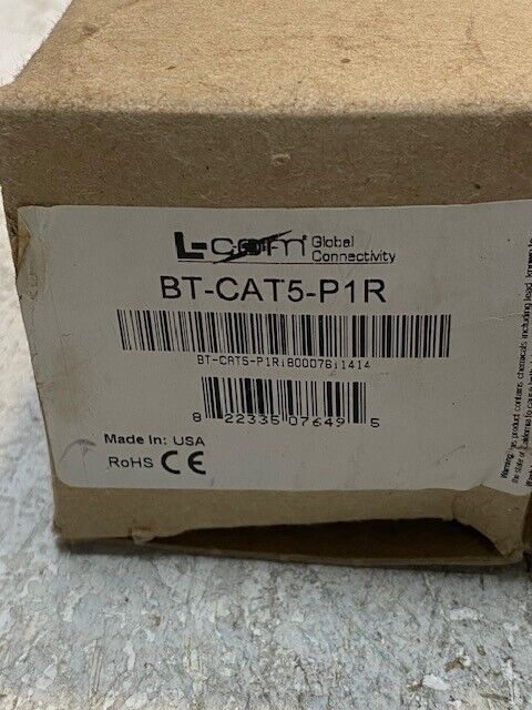 2 Quantity of L-Com BT-CAT5-P1R Reverse Polarity Passive Injectors (2 Quantity)