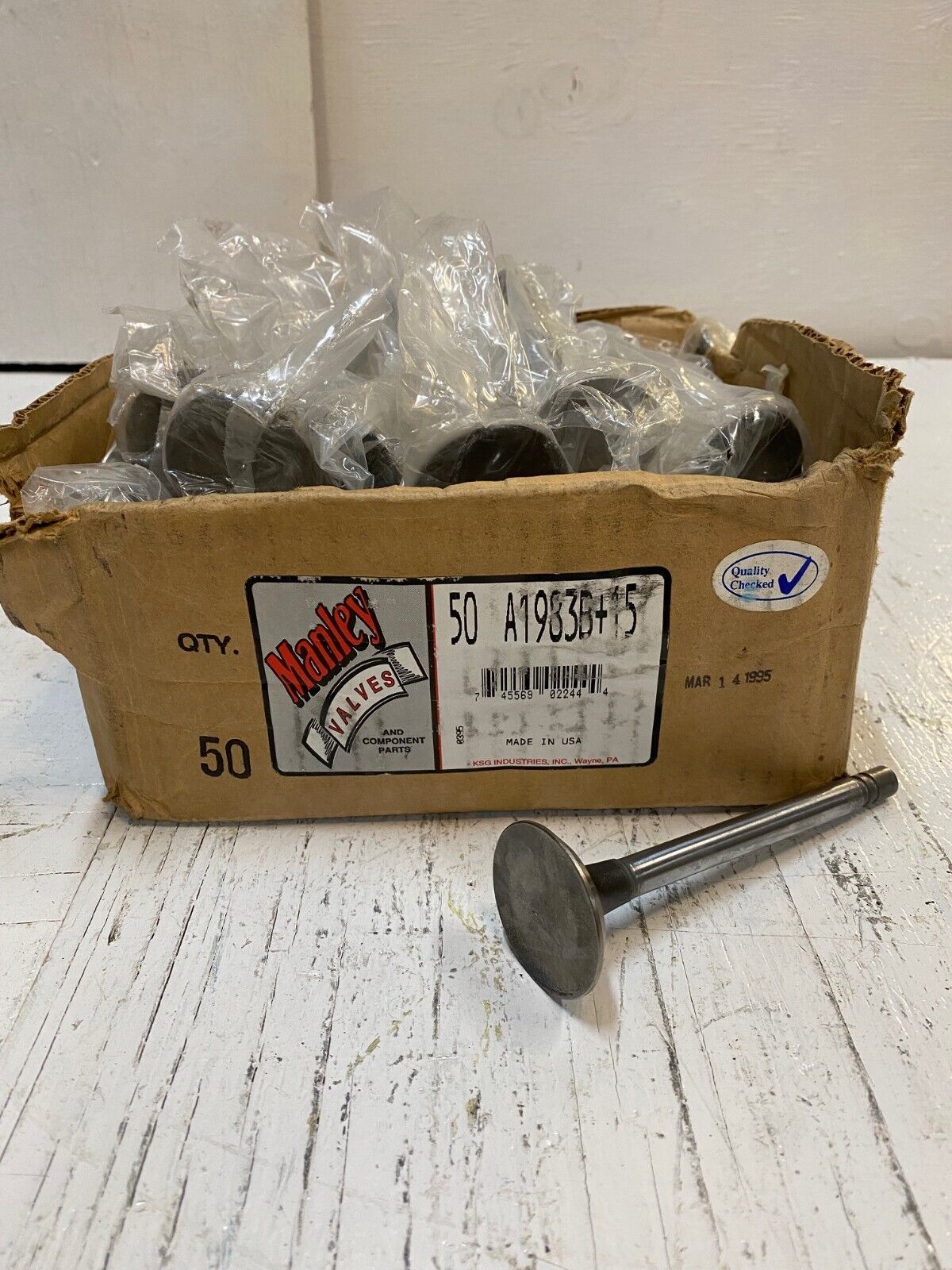 50 Manley Engine Intake Valves A1983B + 15 (50 qty)