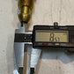 Propane Pressure Test Block Gauge Valve 3-1/2" L 9mm ID 29mm OD 20mm Thread