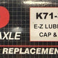 Dexter Axle E-Z Lube Grease Cap & Plug Kit K71-319-00 Trailer Hub Cover