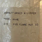 20 Qty of Burnett Brass 3/8 FGD Flare Nuts RN4E 14mm Thread 22mm OD (20 Qty)