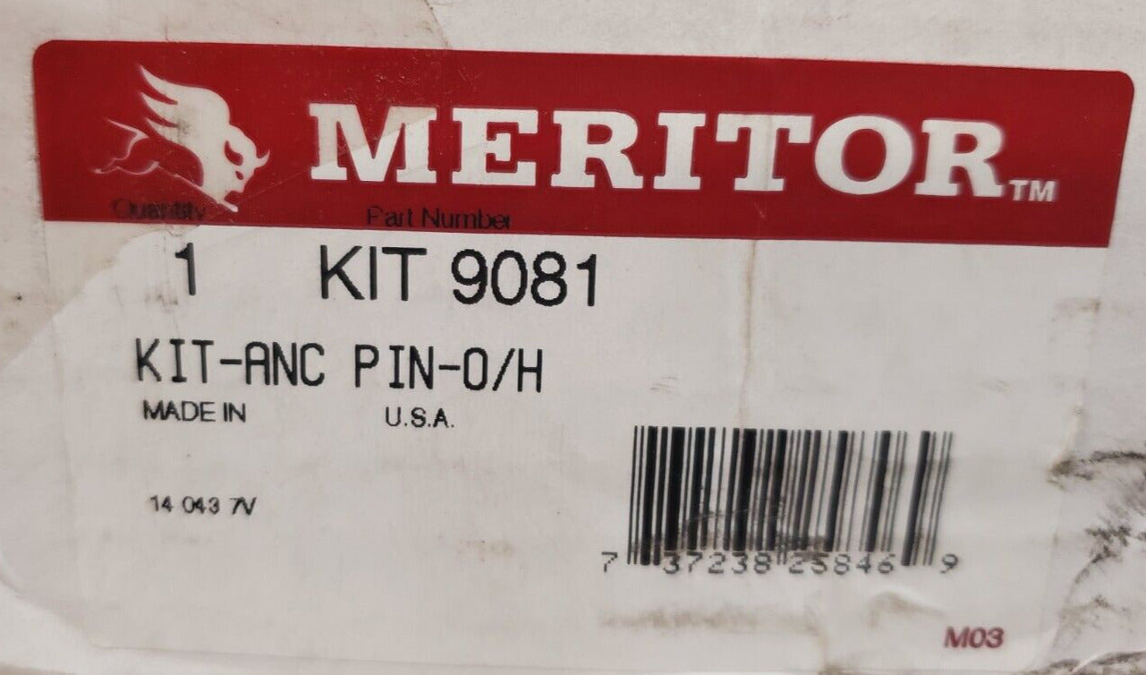 Meritor Brake Shoe Anchor Pin Kit | KIT9081 | KIT 9081 | Missing Parts