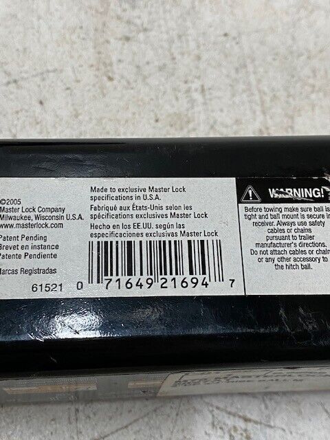 2 Qty of Master Lock 2827AT Ball Mounts 6000 lbs 2" Drop 3/4" Rise (2 Quantity)