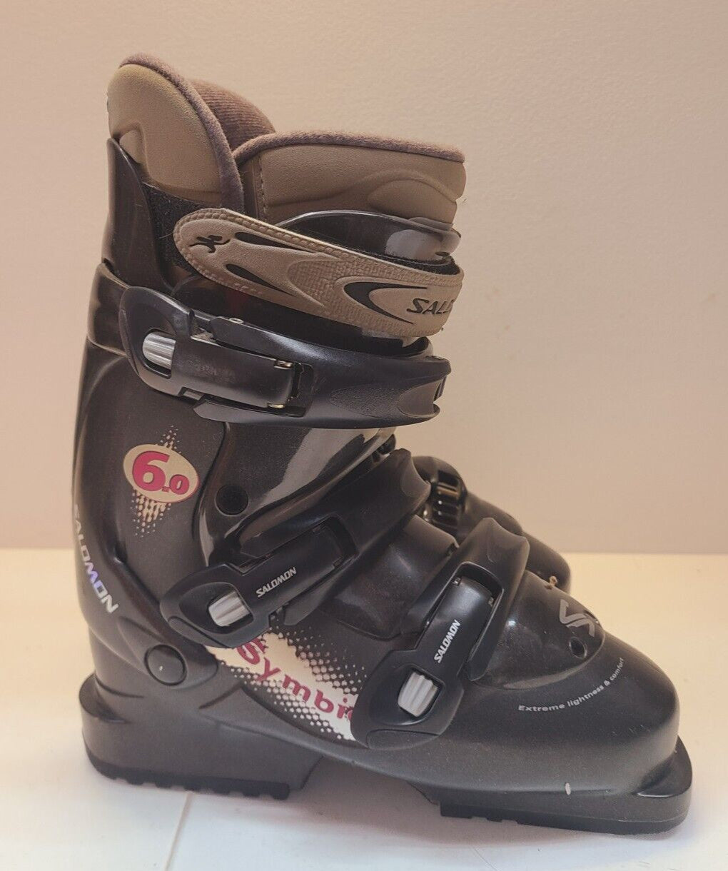 Salomon Symbio Flex 50 Ski Boots 6.0 Metal Black 23.5 | RPZ20995