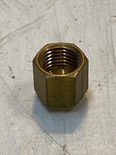 6lb Bag of Compression Fitting Hex Nuts 10mm L 11mm W 5mm ID 8mm Thread