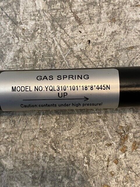 Gas Spring YQL310*101*18*8*445N | YQL310101188445N | 12-3/4" Long 18mm OD