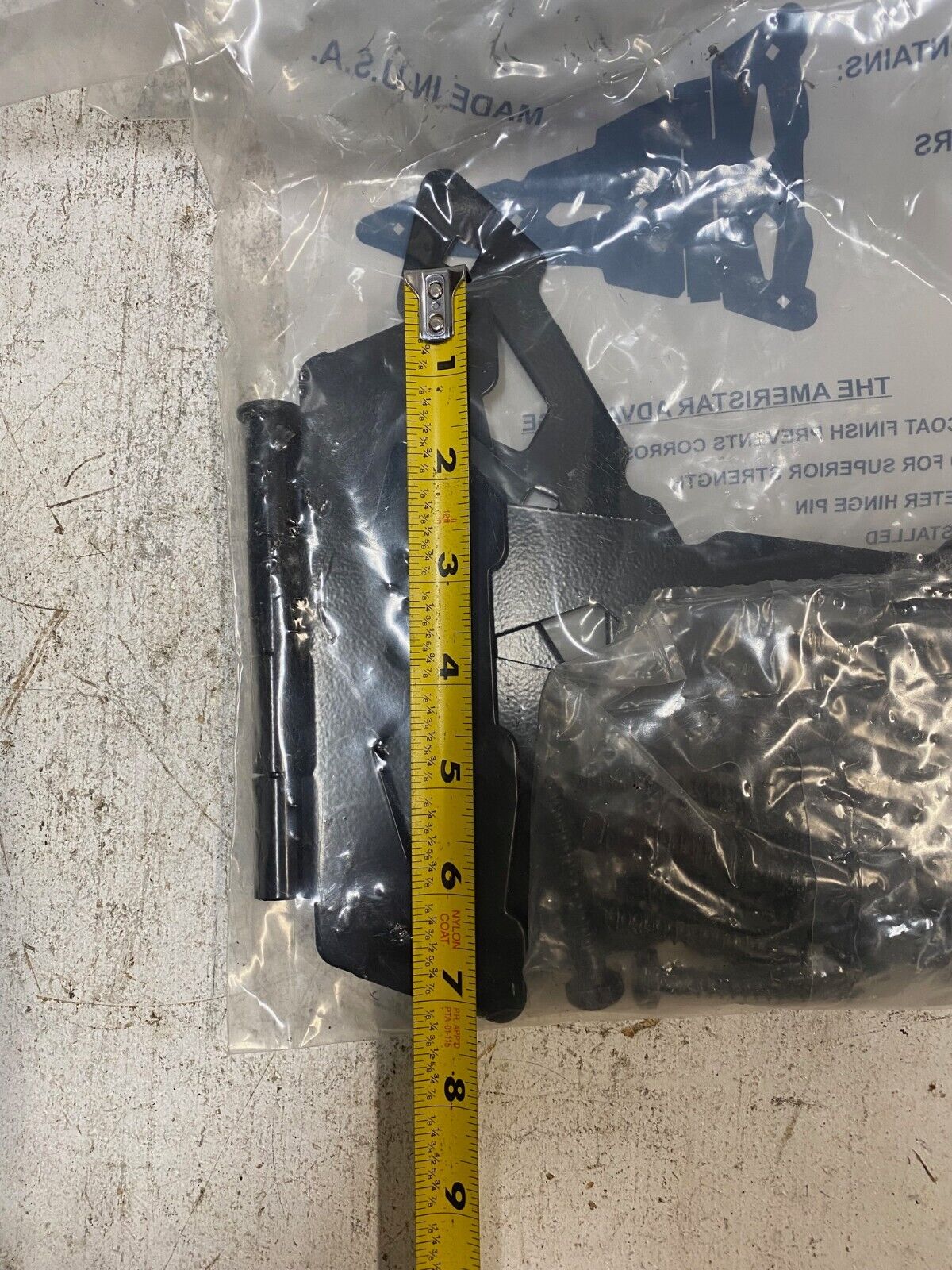 6 Qty of Ameristar Maxima Heavy Duty Tee Hinges 8" Black 134-SN (6 Quantity)