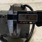 Servo Electric Gear Motor 6-1/2" Long 3" Wide 3-3/4" Tall 8mm Shaft 77mm OD