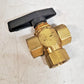 1/2" Female NPT Panel Mount Diverting Brass Valve
