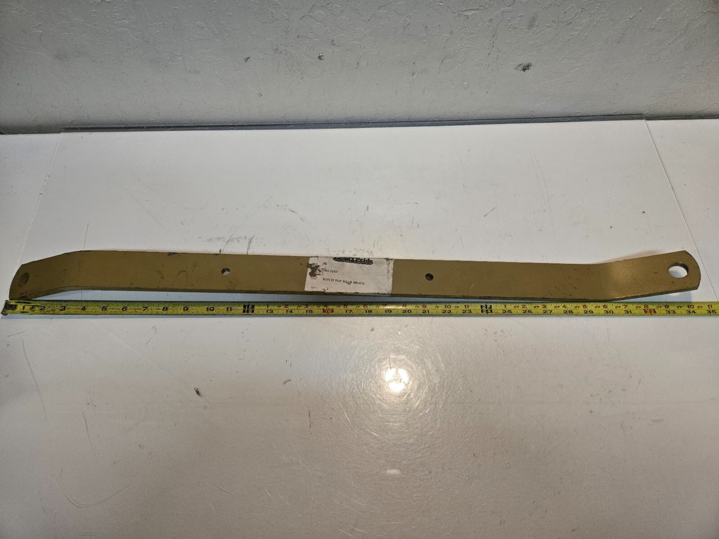 Land Pride Box Scraper Hitch Top Rear Brace 303-121D | 34" Long 2" Wide