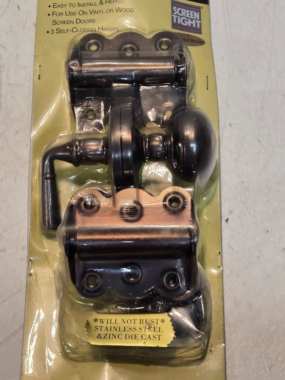 2 Quantity of Screen Tight Bronze Screen Door Hardware Kit 731677555554 (2 Qty)