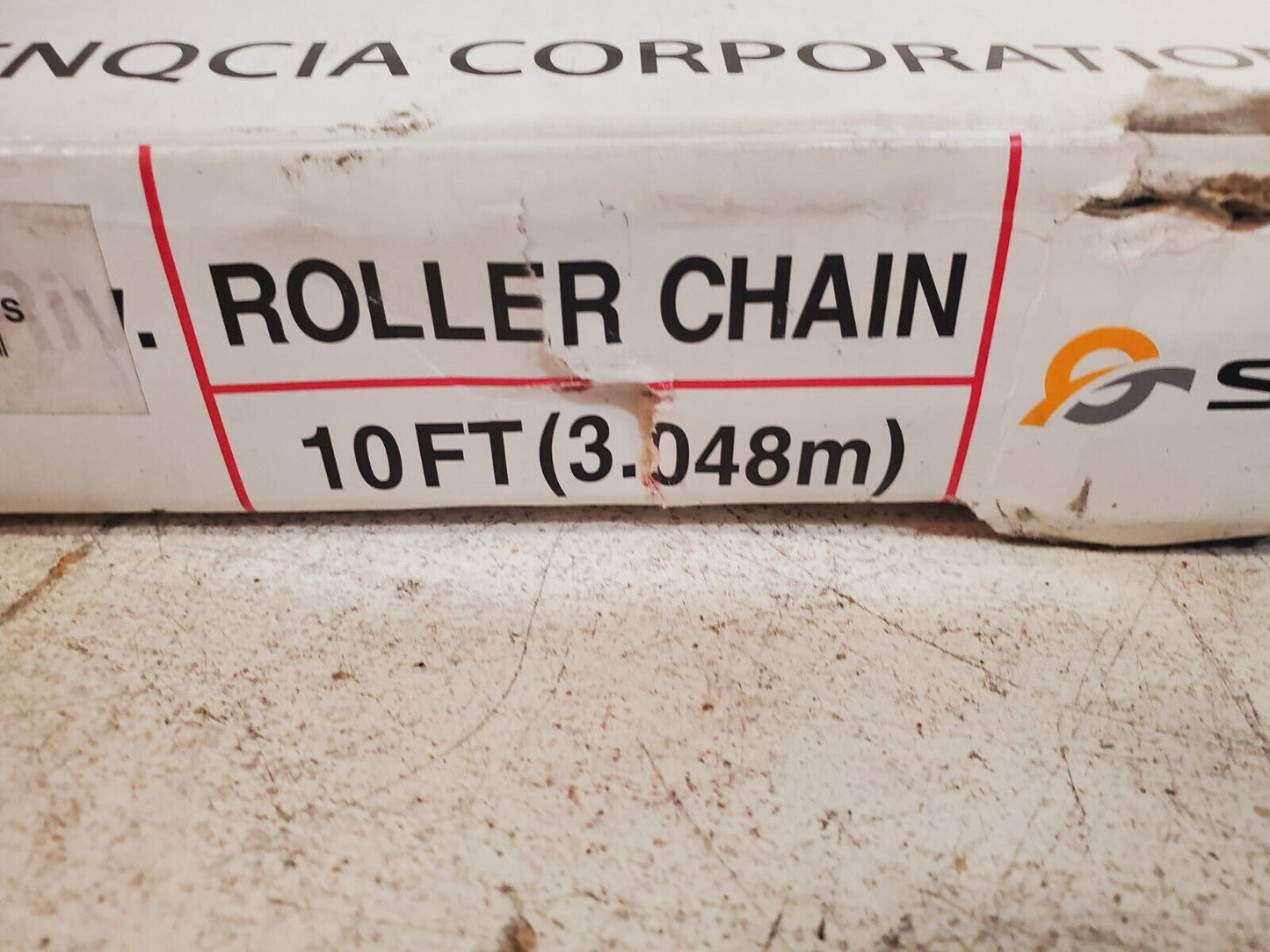 Senqcia Transmission Roller Chains SUS 304 10Ft 304SS