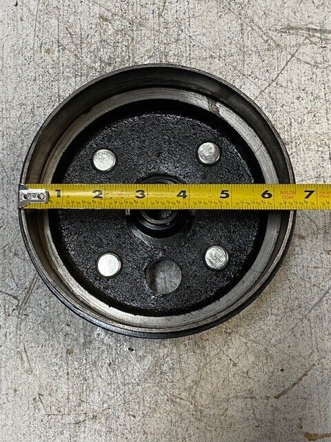 3 Qty of Golf Cart Brake Drum Hub Assys 4-Bolt 6-1/2" OD 19mm Bore (3 Qty)