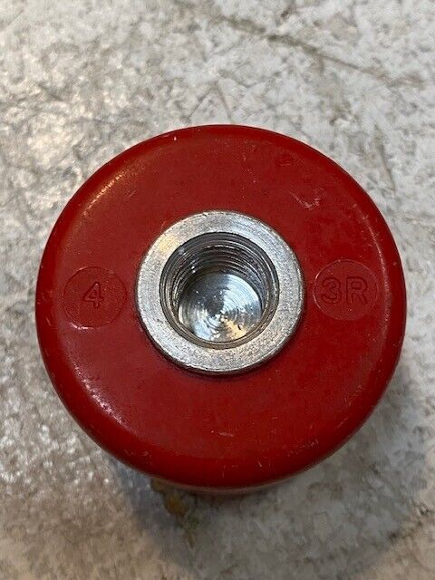 30 Quantity of 3R Red Standoff Insulators 10mm Bore 44mm OD 32mm Wide (30 Qty)